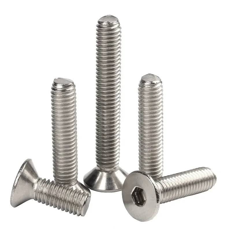 Factory M1 M1.2 M1.4 M1.6 M1.7 Stainless Steel DIN965 Countersunk Head Flat Head Phillips Screw Micro Machine Screws SS304