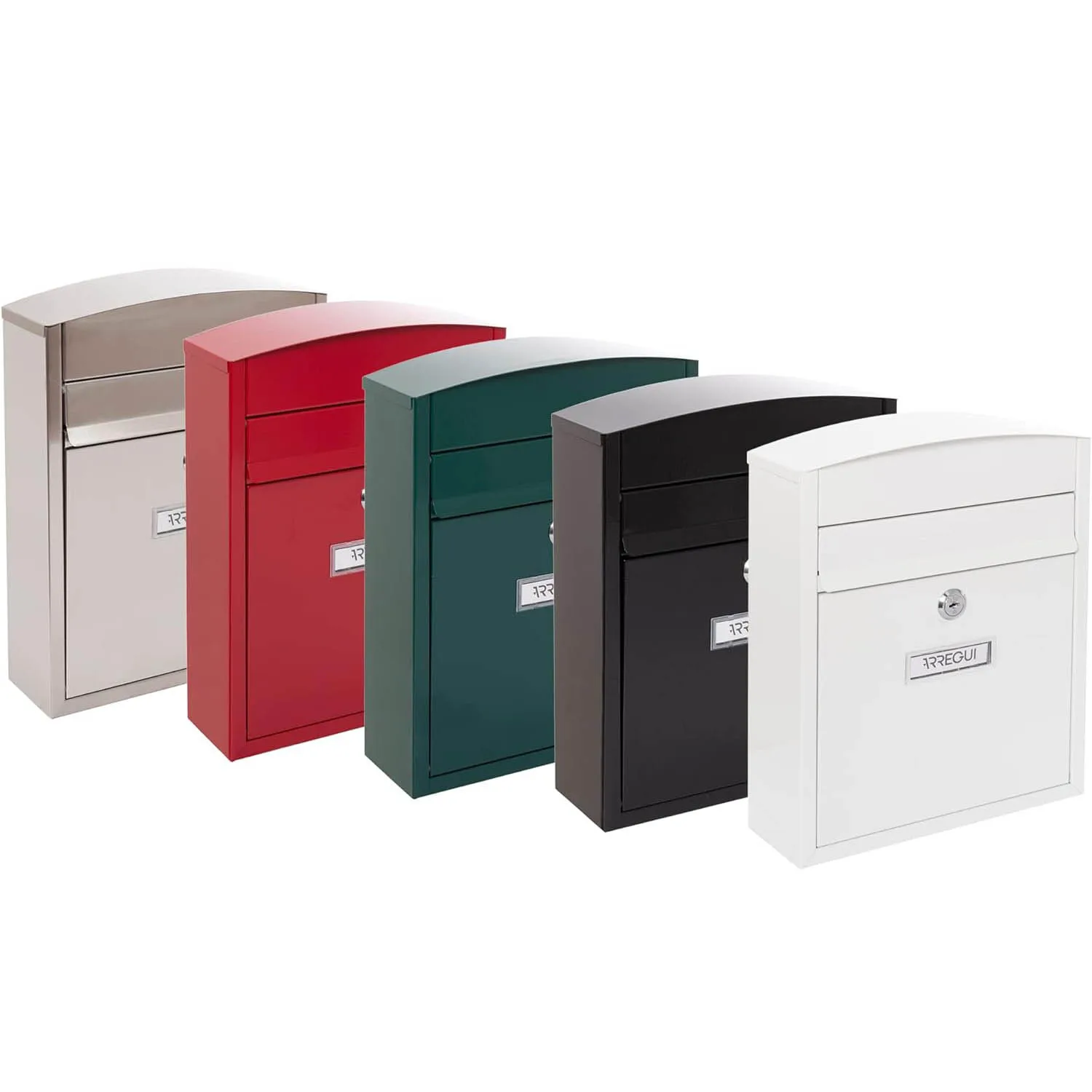 Powder coated galvanized steel metal sheet letter boxes mailbox outdoor briefkasten skrzynka na listy