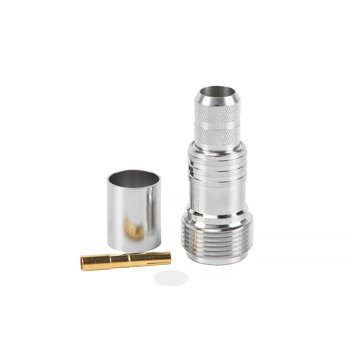 Good quality N female crimp for RG213(LMR400) cable