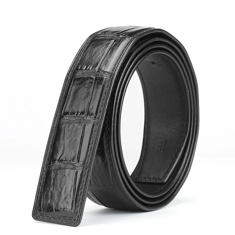 New Arrival Luxury Genuine Crocodile Leather Belt For Men