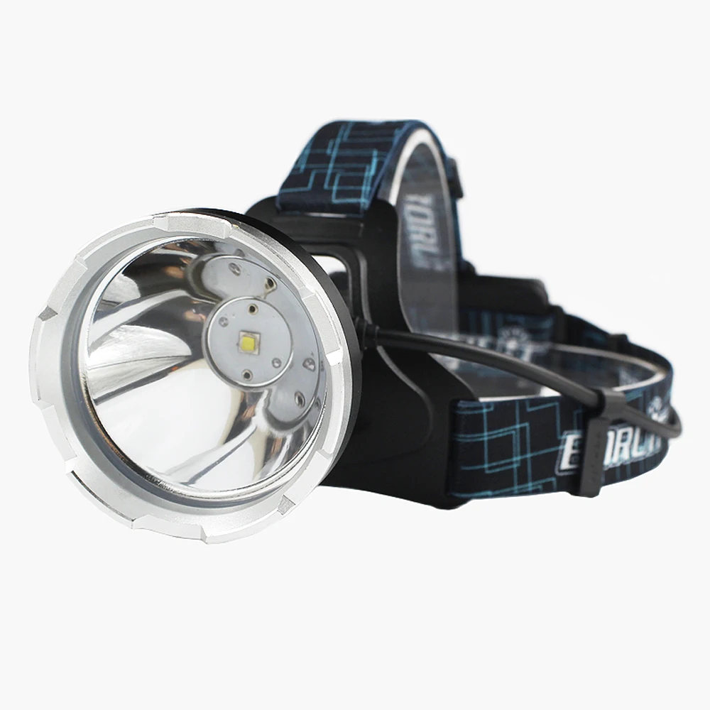 BORUIT B10 XM-L2 LED Long Distance Headlamp 3-Mode 3800LM Headlight Rechargeable Camping Hunting Waterproof Flashlight