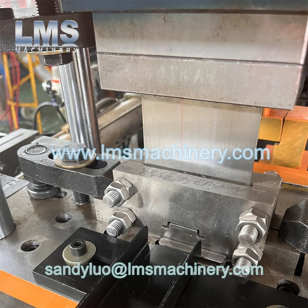 Electric Cabinet MCB DIN Mounted Rail Roll Forming Machine Full Auto Production Line