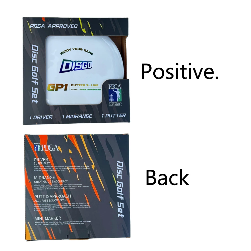 PDGA Approved Outdoor Sports portable Golf Disc Frisbeed Games Custom Logo Disc Golf Champion level 175g Blank Disc