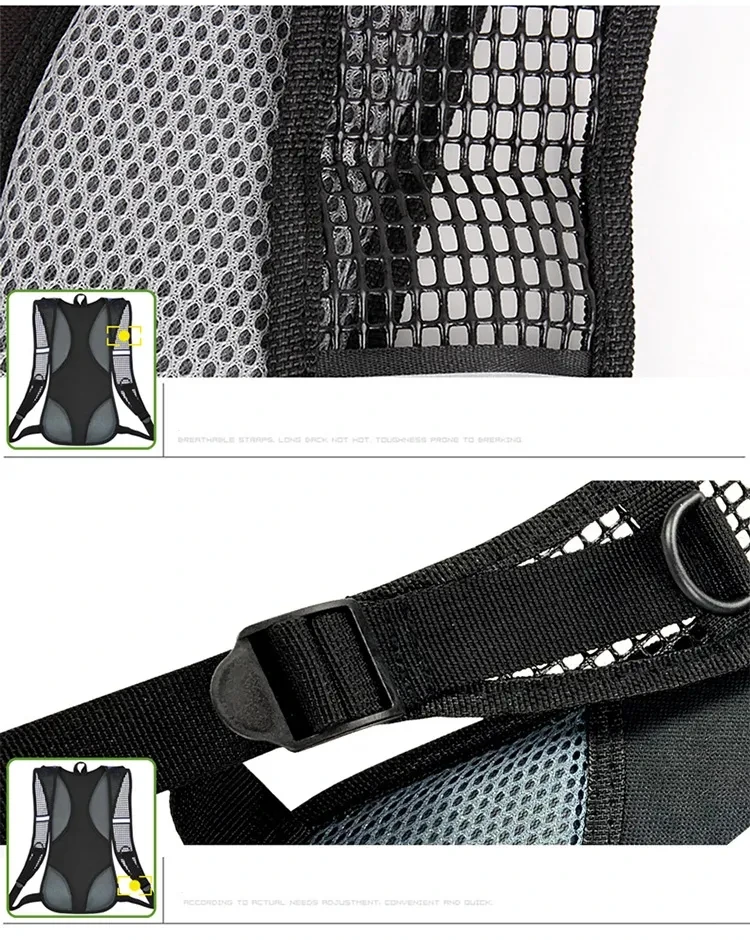 2023 Running Cycling Hydration Pack Backpack 5L Fashion Camping Water Bladder Camel Hiking Bag