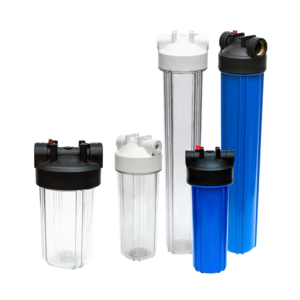 Water Purifier Clear Water Filter Housing Ro Filter Parts Cartridge Housing For Residential Water Filtration