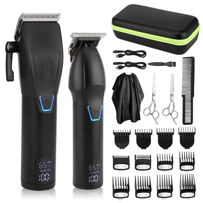 LM2027 hair trimmer Barber Shop Salon cordless All Metal 0 Mm rechargeable low noise new hair clippers set professional