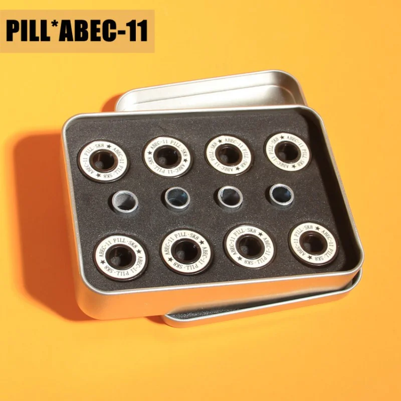 Genuine Skateboard Bearing Professional High Speed ABEC-11 Double Roller Skate Longboard Parts 608 Skating Scooter Accessories