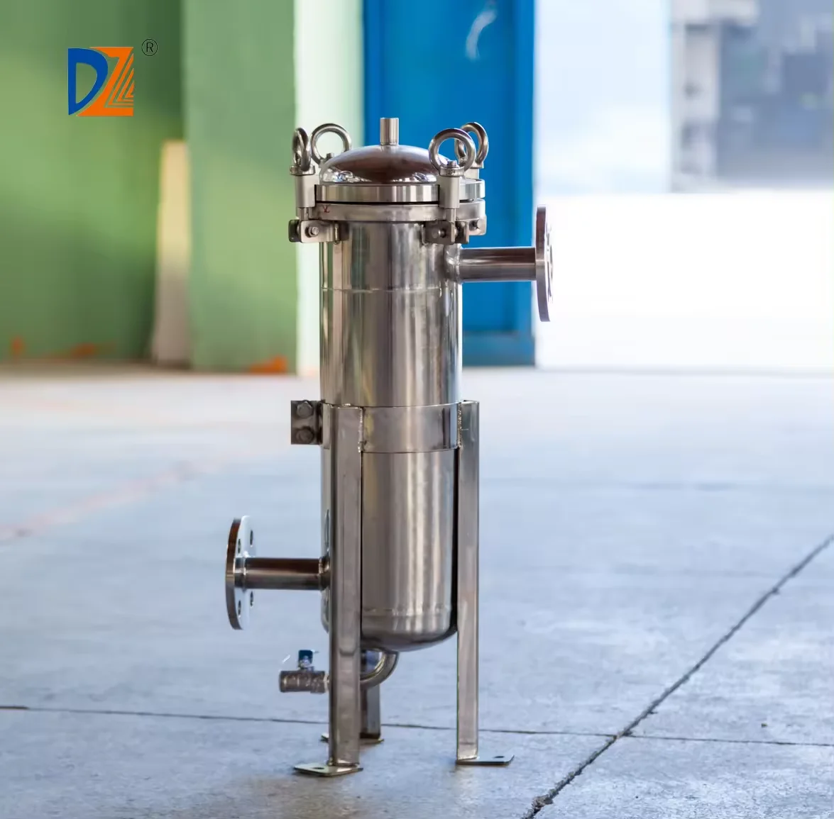 Promotional Stainless Steel Single Bag Filter for Water Filtration