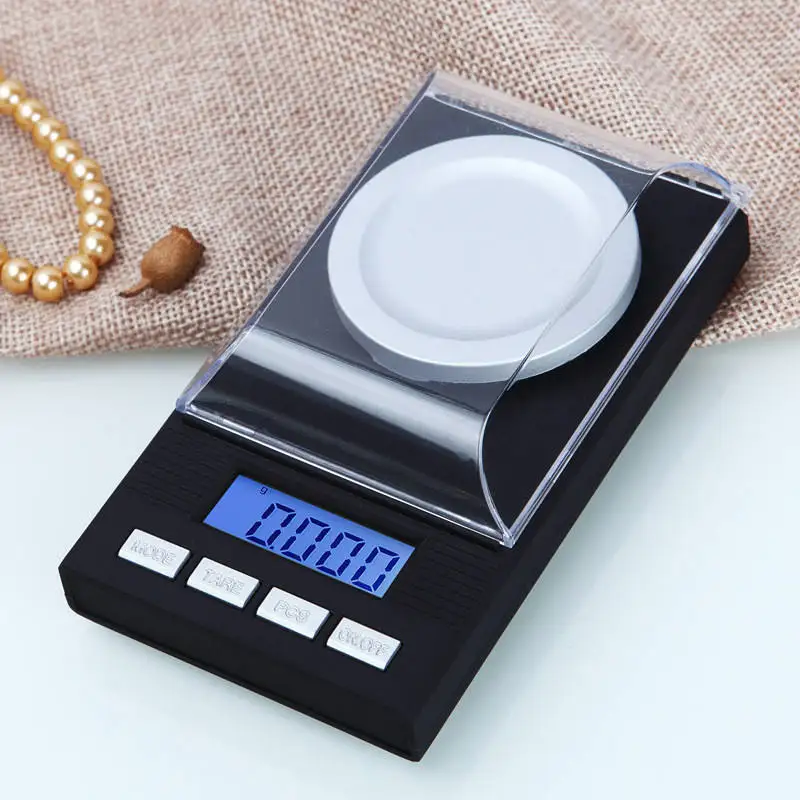 Mini Digital Scales for Gold Sterling Silver Jewelry 0.001 Balance Weight Electronic Scale