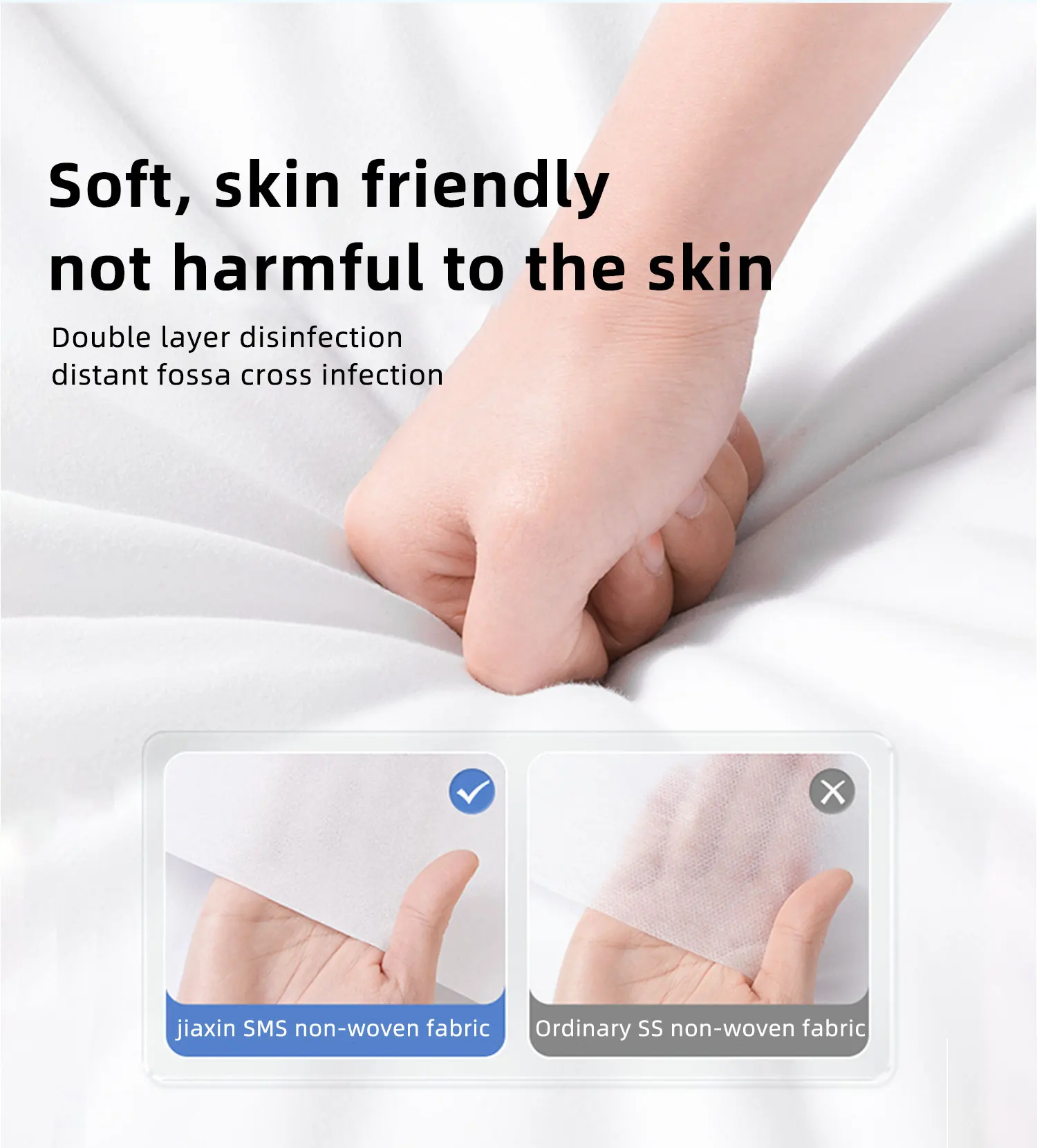 Disposable Medical Non woven massage Bed Cover Sheet couch cover bed roll for Hospital and SPA center