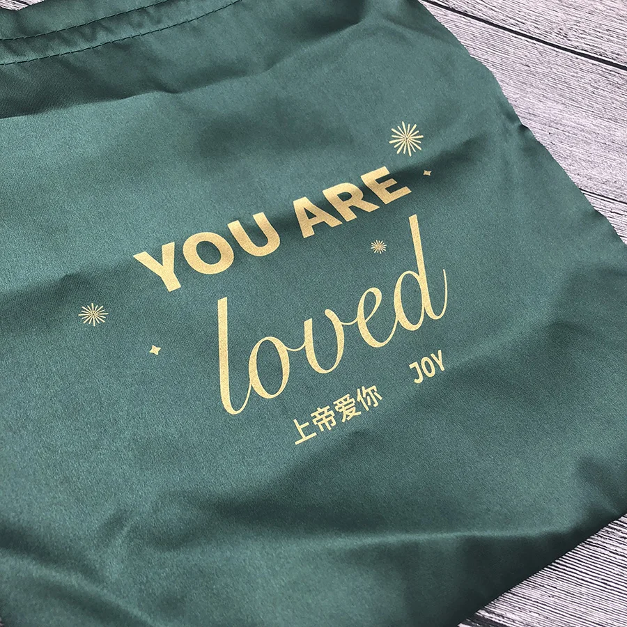 Дешевый атласный мешок для пыли на шнурке размер под заказ сумка обуви