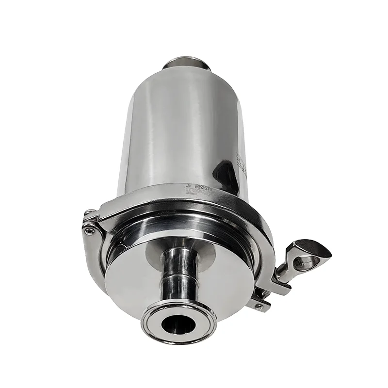 Sanitary Stainless Steel Straight Type Filter Food Grade Pipeline Filter