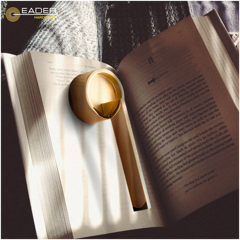 EADER Golden PVD Light Luxury Zinc Alloy Door Handle Heavy Quality Lock