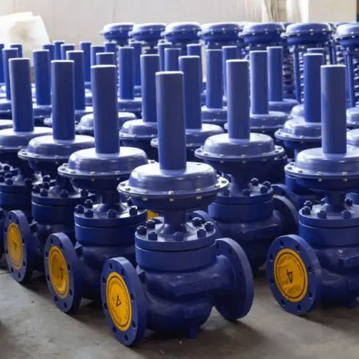 Пневматический шарообразный редуктор давления DN50 SS304 4 20ma регулирующие клапаны с электро-пневматическим