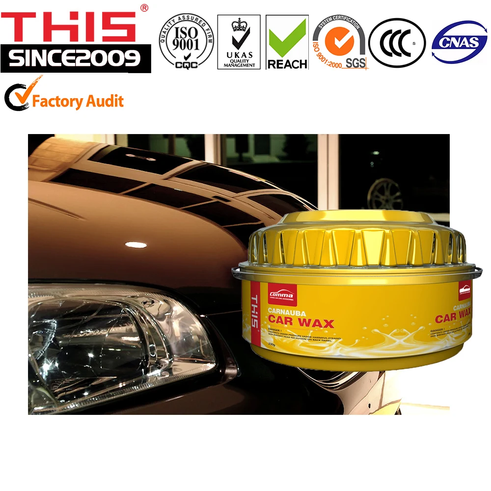 Car care chemicals products cleaning professional paste carnauba car wax polish and shine detailing car wax