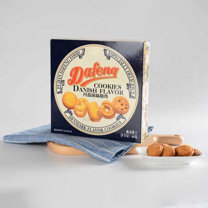 60 г повседневных закусок печенье с Датским вкусом Датское сладкое оптовые продажи сливочное