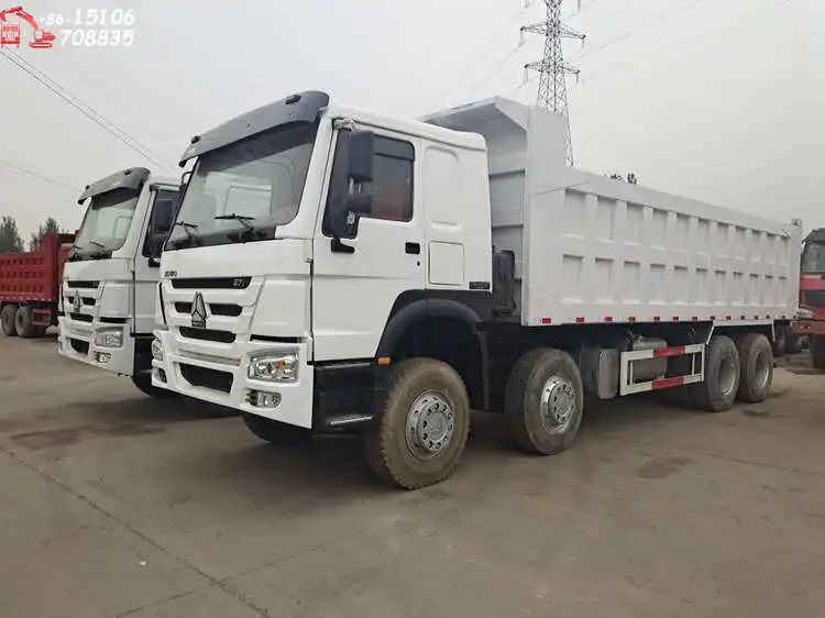 
Second Hand Used 12 Wheel 8X4 Sinotruk 30 cbm Howo 40 ton Dump Tipper Truck 