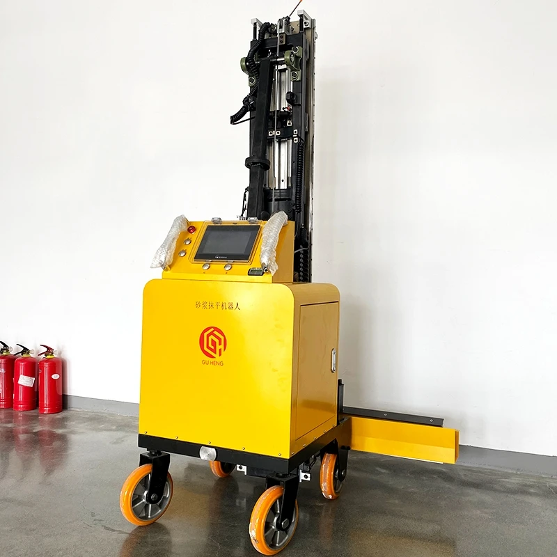 Construction machinery Automatic Cement Wall Plastering Machine wall wiping machine wall plastering equipment export to Russia