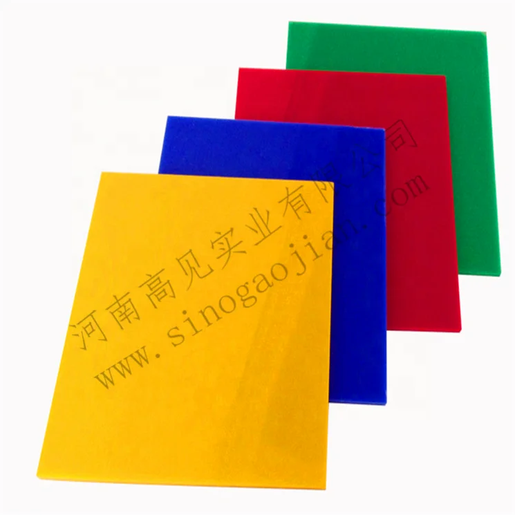 цена высокий Глянец пластик различных цвет тяжелых пластик таблички органическое стекло акриловый лист для упаковк