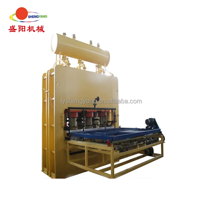 Short-cycle melamine laminating formica hydraulic hot press machine