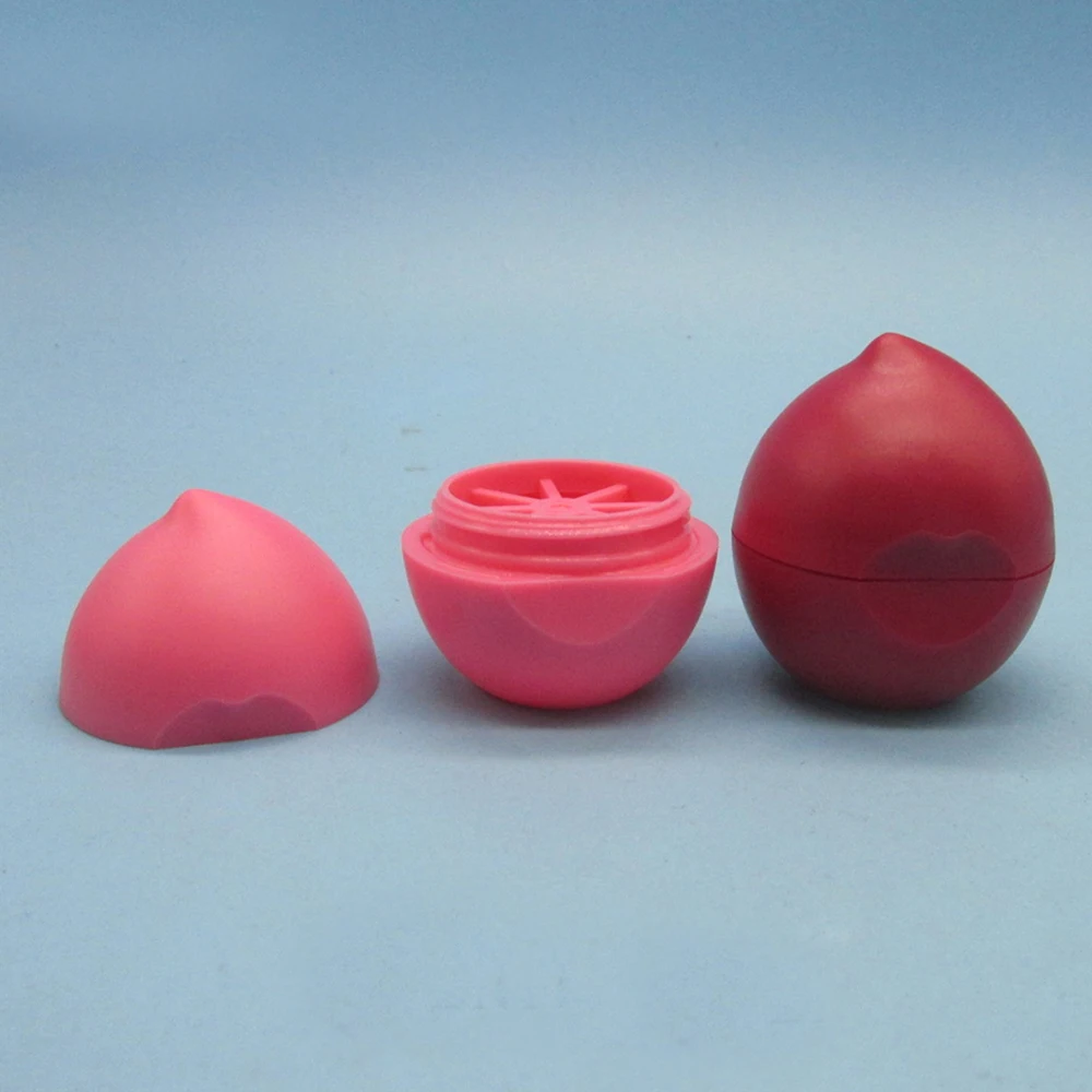 teal empty lip gloss tube eos lip balm cosmetic containers ball plastic 5g Mini Lip Balm Tube Container