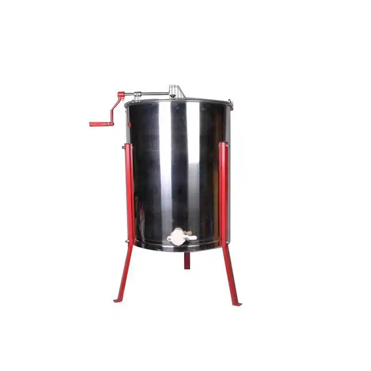 Slide-Rail Flip Tangential Style 4 Frame Manual Honey Extractor Machine Apiculture Tool Beekeeping Equipment Supplies