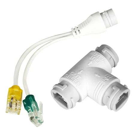 POE Splitter Adapter Ethernet One Network Cable Two Camera POE Splitter Combiner Connector Converter POE Switch