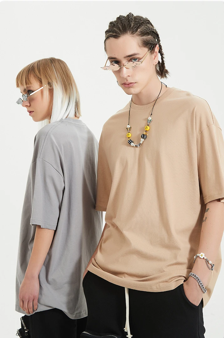 100% cotton  Custom plain t shirt oversize women  OEM ODM men street wear fashion oversized shirts  streetwear t-shirt 2023