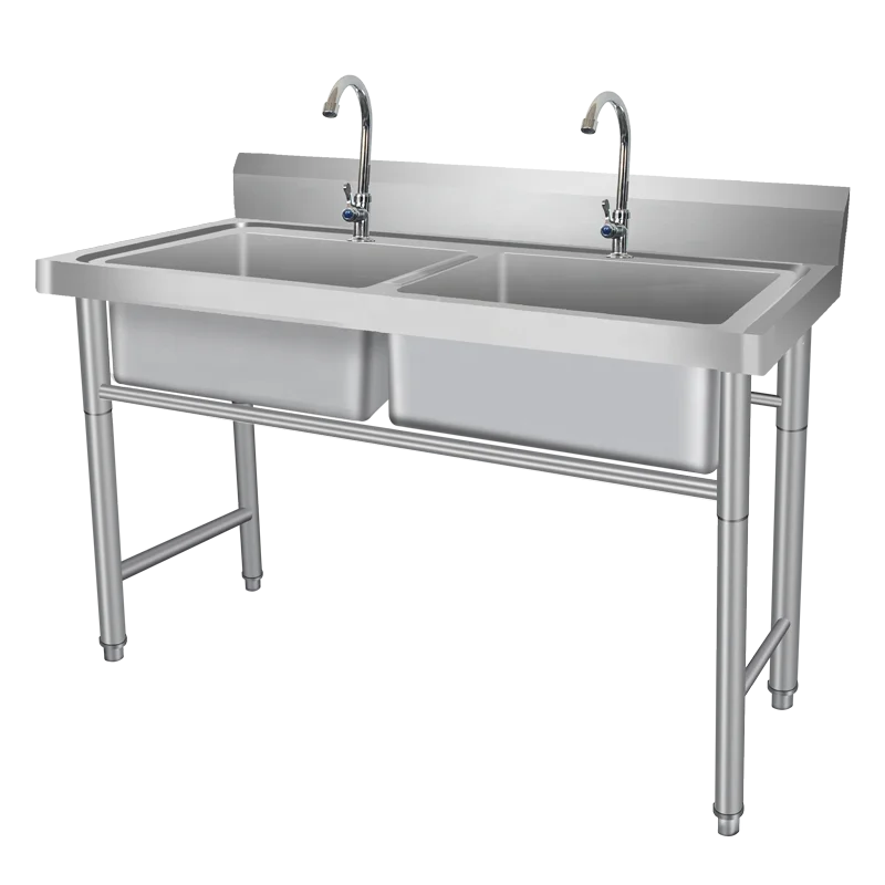 Cheap wholesale stainless steel kitchen sink for hotel restaurant school  kitchen