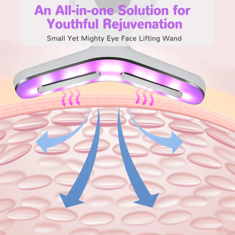 Hot Sale EMS Vibration Face And Neck Lifting Massager Beauty Device Skin Rejuvenation Multifunction Skin Care Instrument