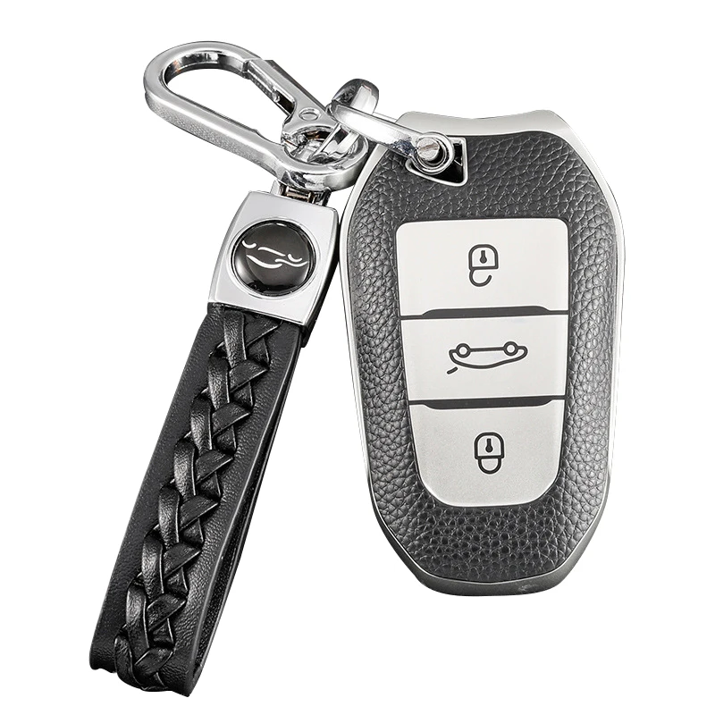 Подходит для Dongfeng Peugeot keycase 4008 логотип 3008 Новый 5008 408 308 508 автомобильный брелок