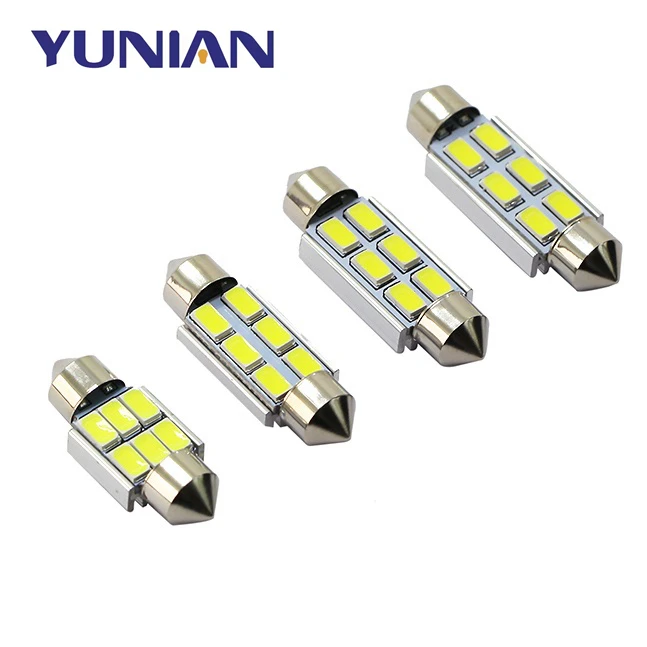Festoon C5w 31 мм 36 39 41 Canbus без ошибок 5630 6SMD светодиодное белое Внутреннее освещение Автомобильная купольная лампа для Чтения номерного