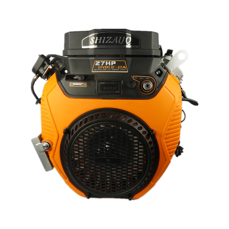 Shizai 27hp 25HP 20HP V-twin Gasoline Engine Two Cylinder Horizontal Shaft Engine