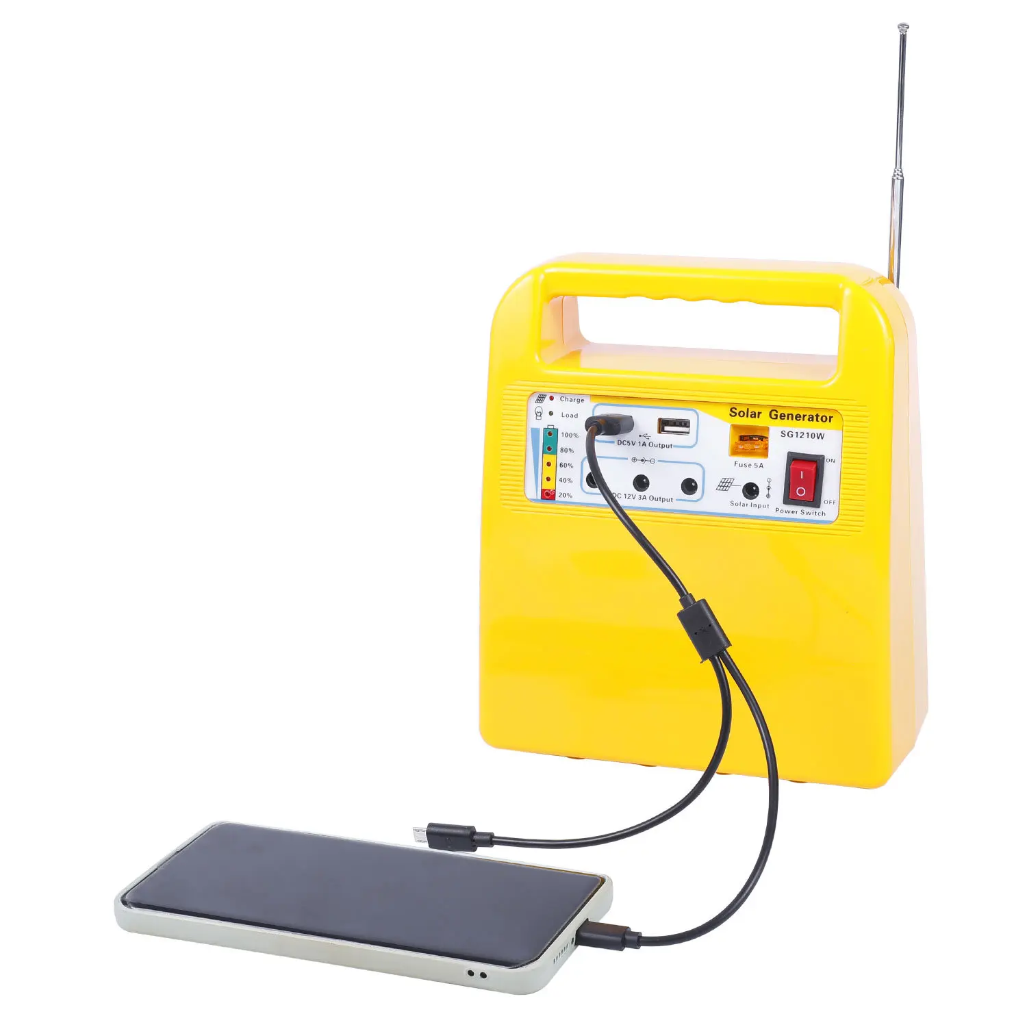 MP3 solar LED Multi-function player Solar energy saving power supply