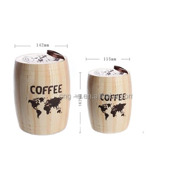 Wood Coffee Barrels wholesale/Coffee Beans Wooden Packaging Barrels