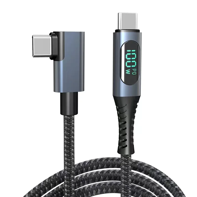 60 Pieces Original Type C-Data 20W  I Phone Originally 10 Foot 100W Led 10Gbps Nylon Type C Usb Cable To C For Iphone