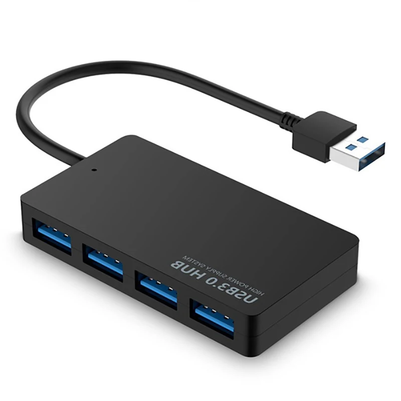 USB3.0 адаптер для портативных ПК Высокоскоростной USB 3 0 концентратор внешний 4 порта адаптер-Разветвитель расширитель компьютерные