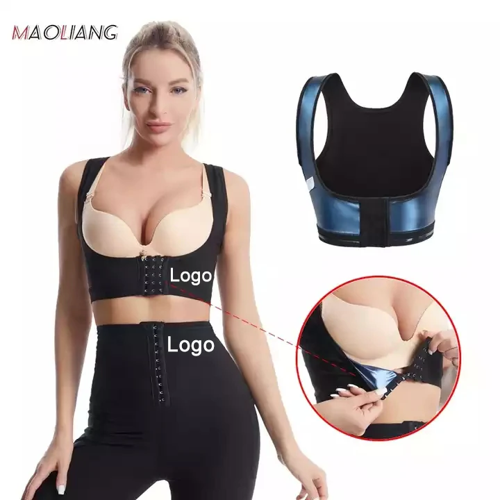 6288 Wholesale Black Breast up Upper Arm Shaper Slimming for Women Corset Padded Buttocks Plus Size Breathable Quick Dry Light