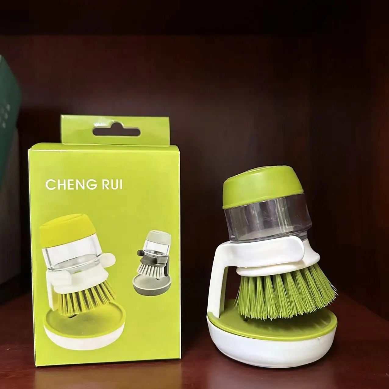 New kitchen non greasy cleaning brush automatic liquid addition brush dishwasher cleaning brush