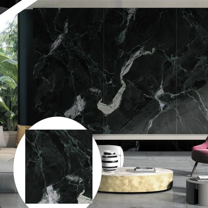 Marble sheet PVC wall panel Modern Design PET Marble Sheet Bamboo Charcoal Fiber Wall Panel Board 3D PVC Wall Panels