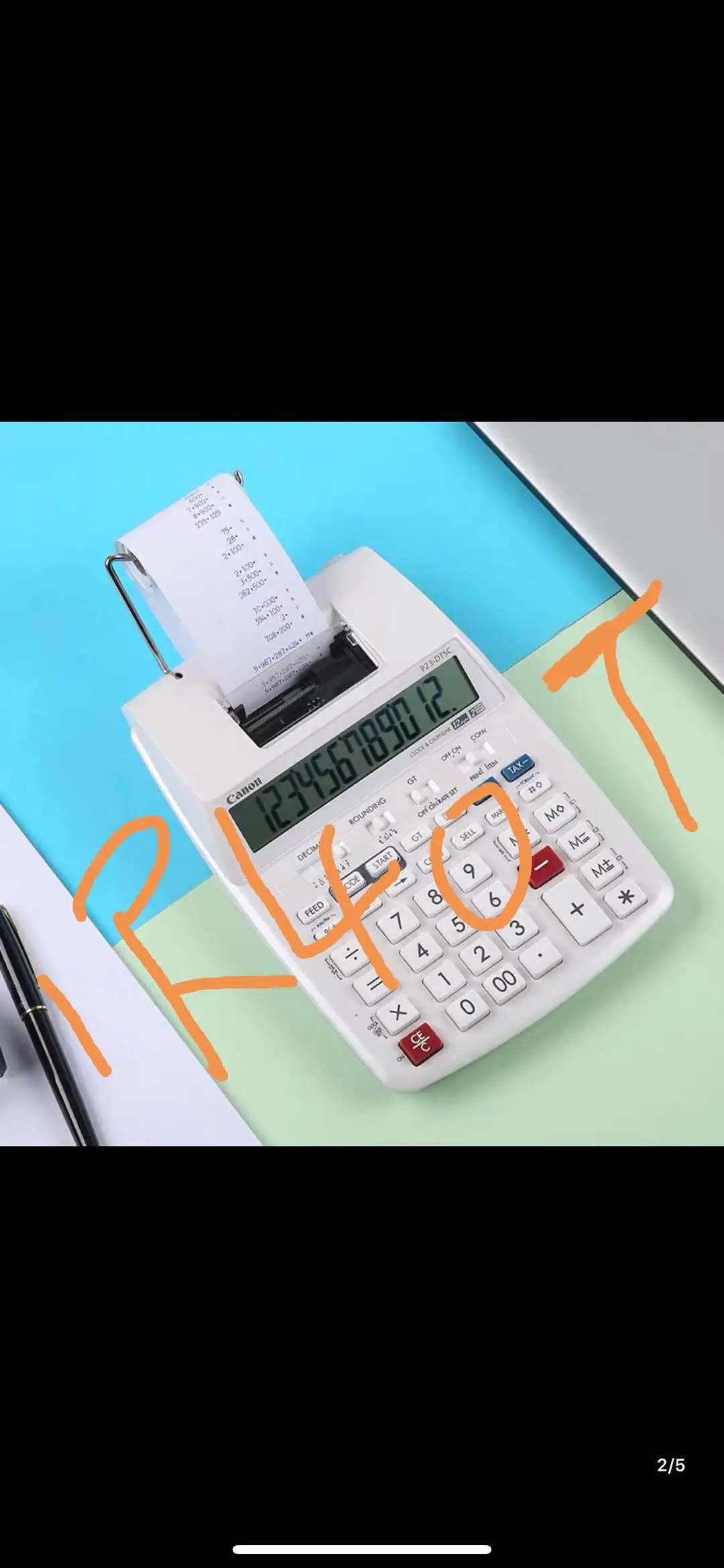 Compatible Calculator Ink Roller Printer Ribbons for IR40T IR50