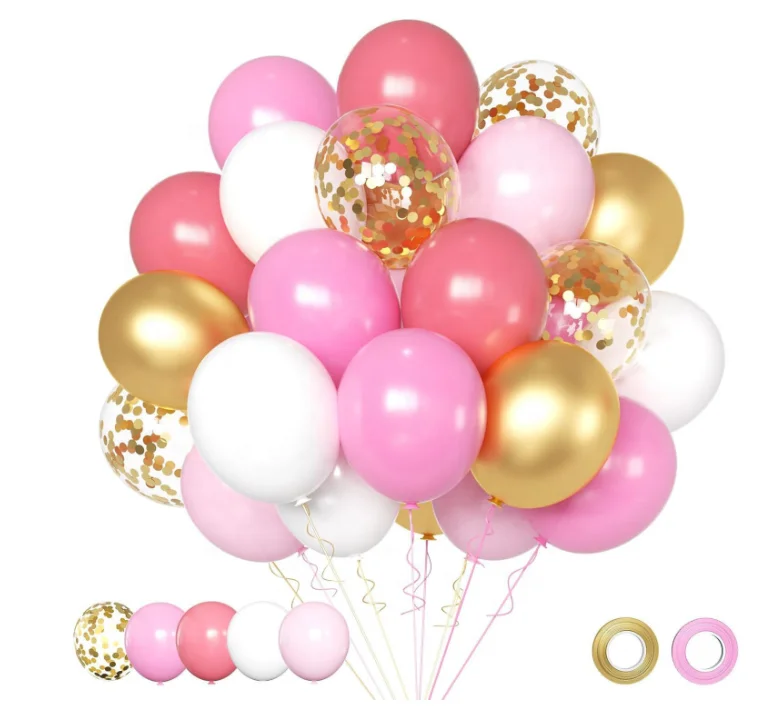 30Pcs Dusty Pink Metallic Gold Latex Balloons Set Olive Green Pink White Balloons For Jungle Birthday Party Decoration