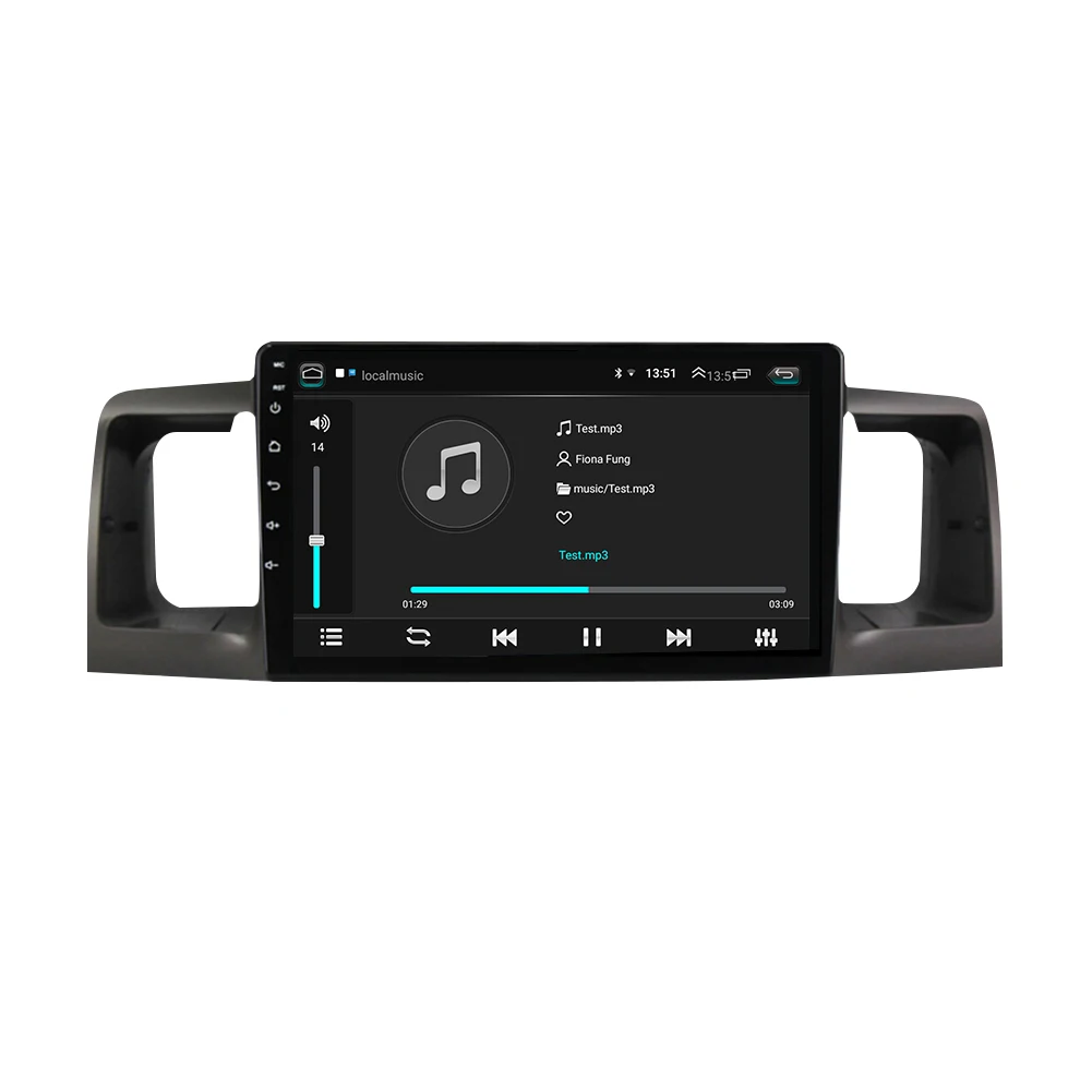 9 Inch Car Radio Player For Toyota Corolla E130 E120 2000 2001 2002 2003 2004 Single Din Car Stereo Audio Player Video Player