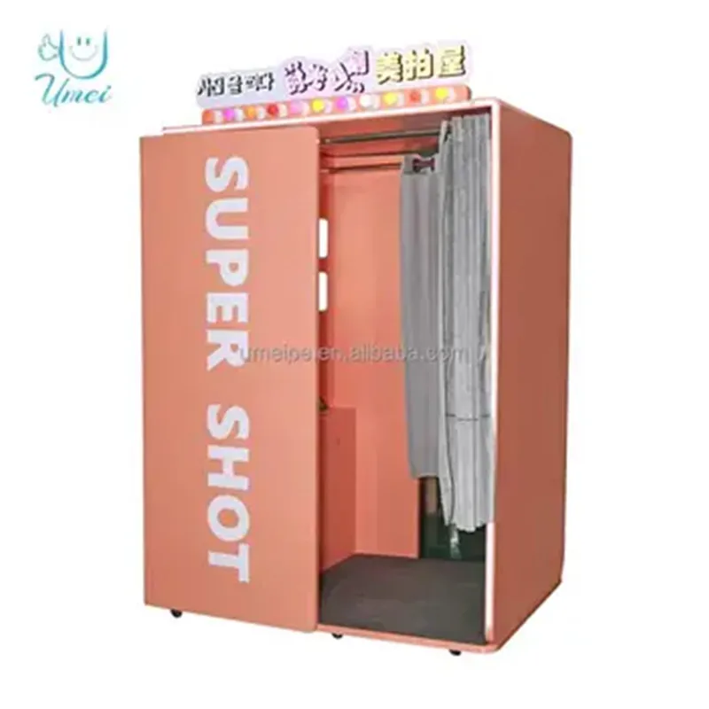 Selfie photo booth mirror photo booth magic mirror photobooth machine led frame mirror photo booth with printer and camera
