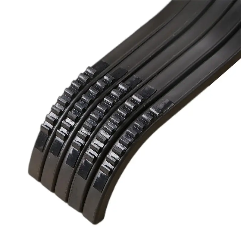 Wholesale Good Quality White Black Ultra Thin Heavy Duty Plastic Adults Clothes Trouser Coat Hangers