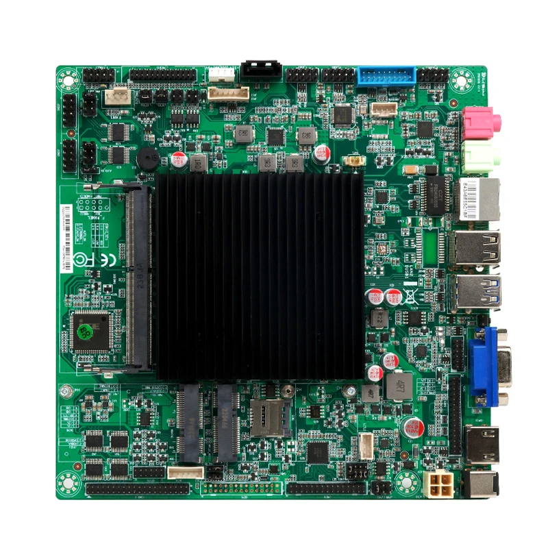 Материнская плата Zeroone In-Tel Cerelon J4125 Cpu Mini-Itx Vga Lvds/Edp с низким энергопотреблением, материнская плата Rohs