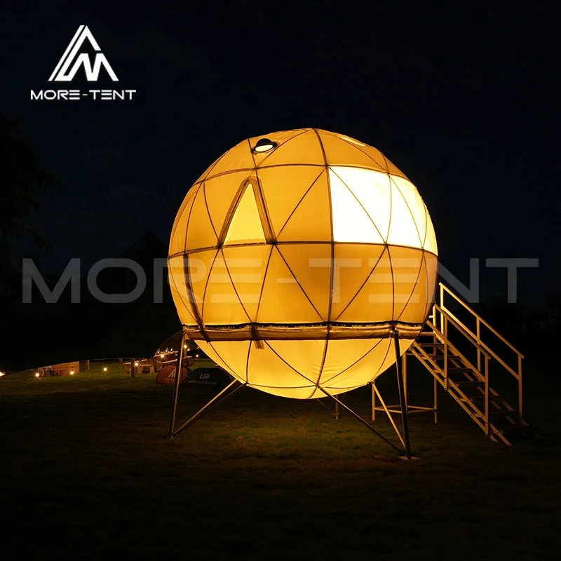New Outdoor Garden Igloo Round Tent House Dome Tree Hanging Luxrury Glamping Resort Tents
