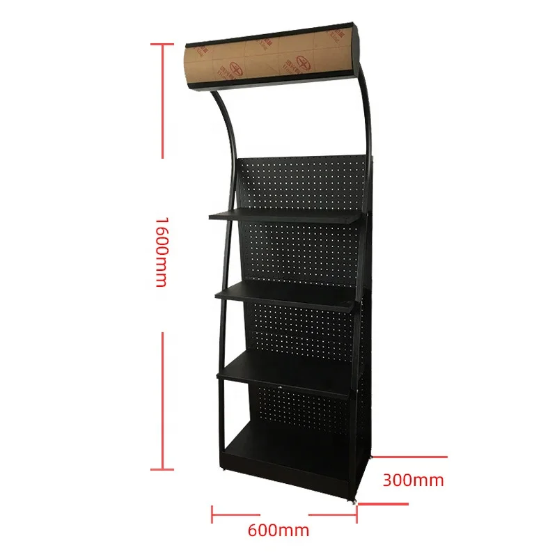 Metal Car Engine Motor Oil Display Stand Accessory Shelves Stand lubricant oil display rack