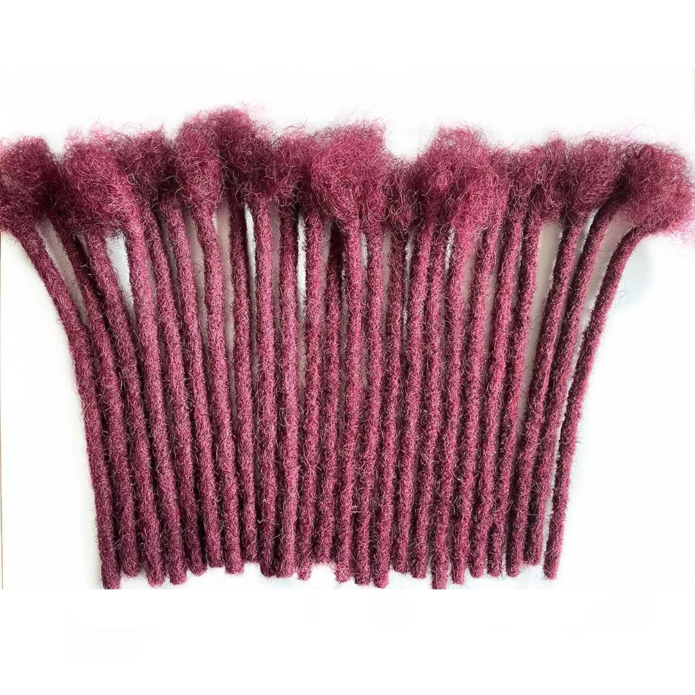 Whosale Price Human Hair Microlocks Sisterlocks Dreadlocks Extensions Full Handmade (Width 0.4cm) 100% Human Hair