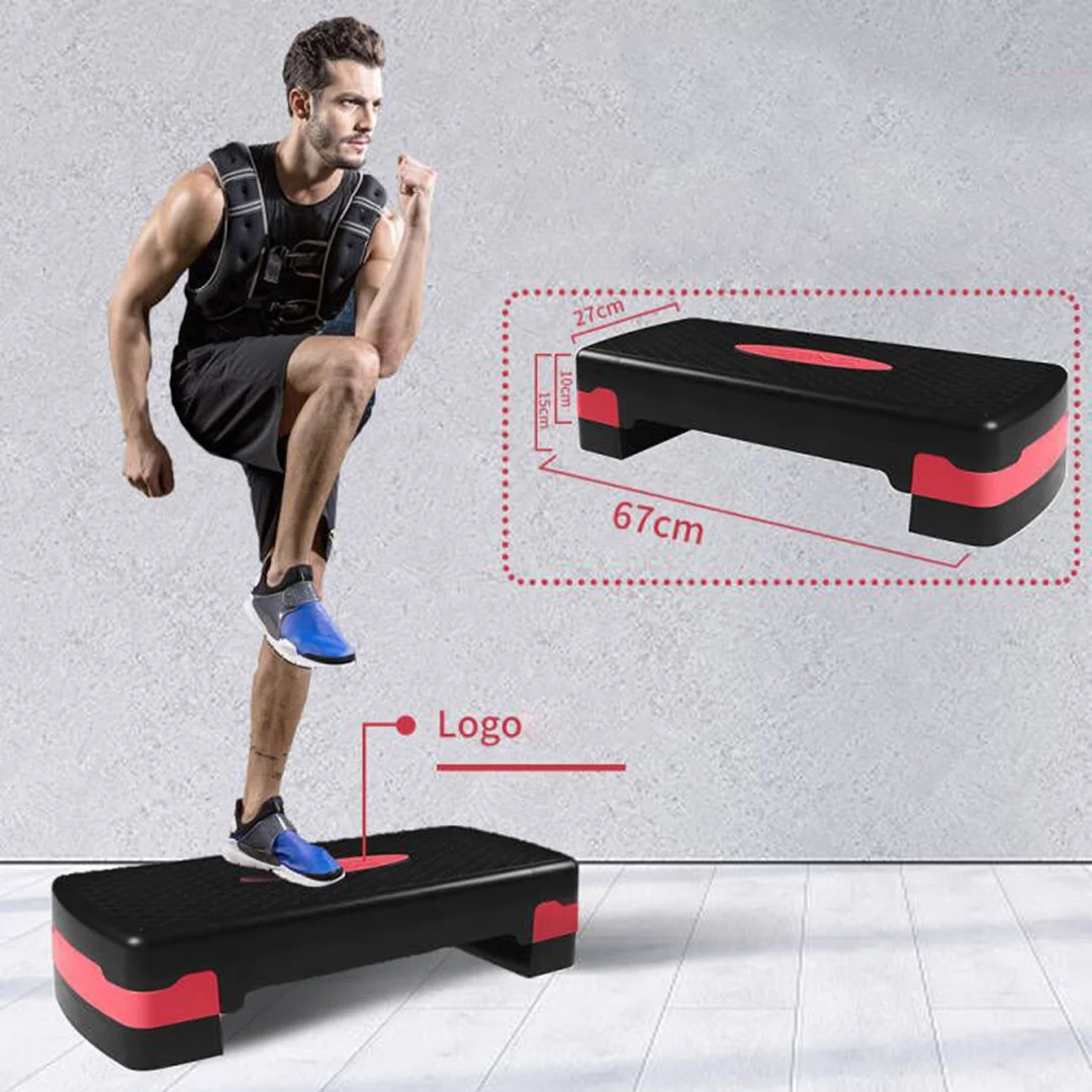 Multi Function Aerobic Stepper Exercise Step Platform Workout Gym Adjustable Aerobic Step Platforms